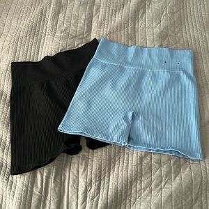Lined biker shorts